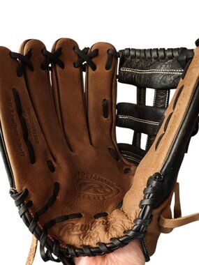 Rawlings D1275HDB Premium Series 12.75” Baseball Softball Glove Left Hand Throw